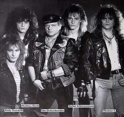 Album Front cover Photo of  Udo Dirkschneider https://vinyl-records.nl/